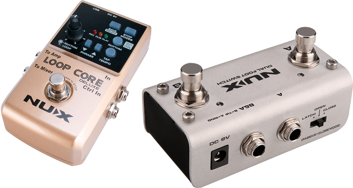 NUX Loop Core Stereo Effect Pedal With Built In Rhythm Tracks And MIDI Control - ( Loop-Core - Foto 7