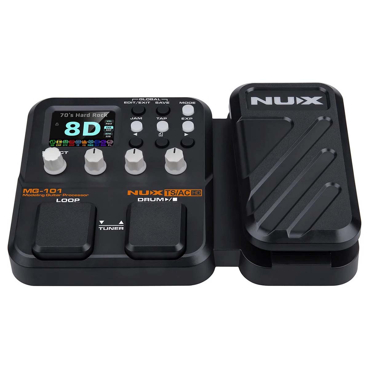 NUX MG-101 – Pedal Multiefectos y Modelador de Amplificadores con