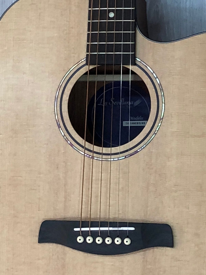 Guitarra Electroacustica Sevillana TX-100CEQ SS