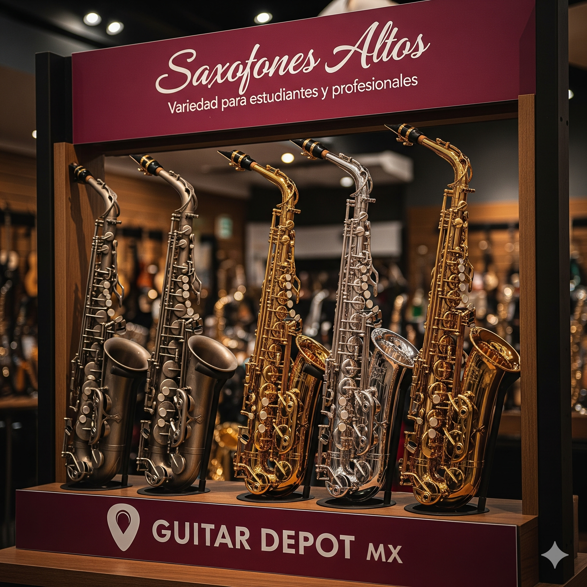 Saxofones Altos en México | Variedad, Envío Nacional y Marcas Profesionales