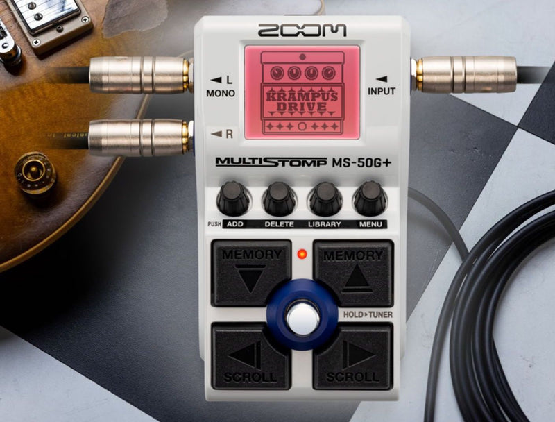 Pedal Multiefectos Zoom MS50G+ Para Guitarra