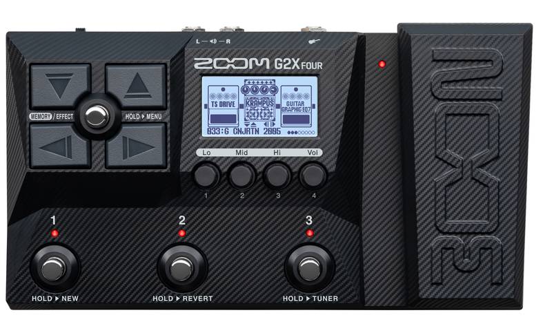 ZOOM ZG2XFOUR Procesador Multiefectos Para Guitarra