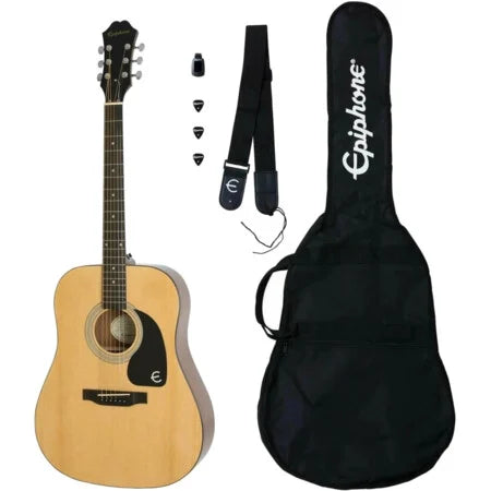 Paquete Guitarra Acustica Epiphone Songmaker (DR-100) PPAG-EA10NANH1 (bf24)