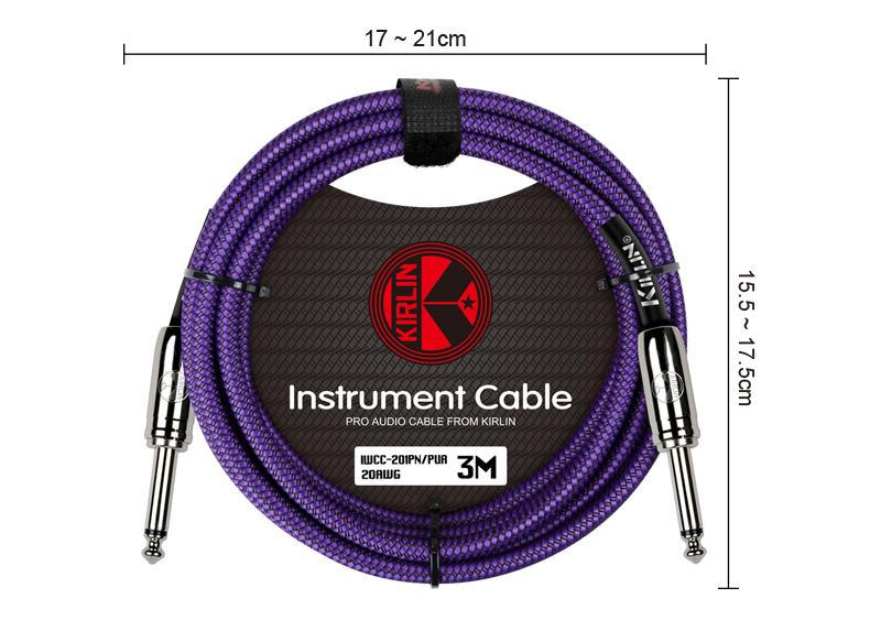 Cable Kirlin IWCC-201PN/PUA Plug Para Instrumentos, 3 Metros