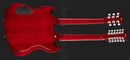 Guitarra Doble Brazo Harley Benton Tipo G-1275, Color Cherry DC custom II 612
