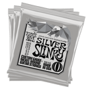 3 pack Cuerdas Ernie Ball 3818 Silver Slinky John Mayer Signature