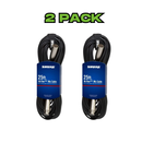 2 Pack de cables XLR Shure C25J de 7.5 metros para micrófono