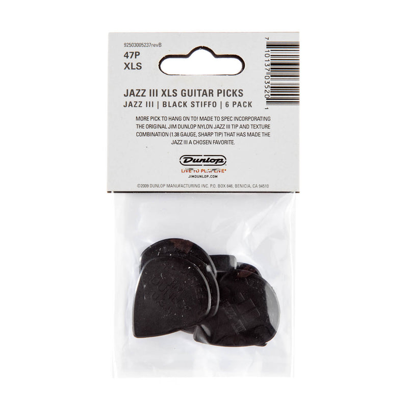 PLUMILLA JAZZ III XL STIFFO DUNLOP PAQUETE