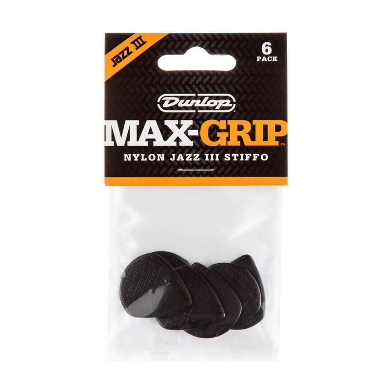 PLUMILLA MAX-GRIP® JAZZ III STIFFO DUNLOP PAQUETE