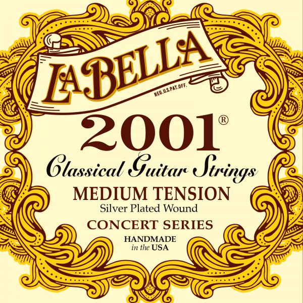 Cuerdas Labella 2001 Nylon Para Guitarra Clasica Tension Alta