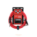 Cable De Plug Angulado Para Instrumento Boss 3 metros BIC-10A-RD
