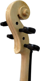 Violín Hausenbag acústico SV001-P FLOWER 4/4 Color Madera natural y diseño de flor, con estuche