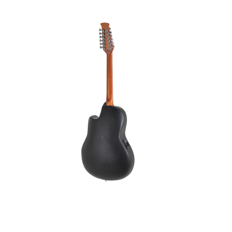 Guitarra Ovation serie Applause electro-acústica  12 cuerdas AB2412-5S  Black Satin