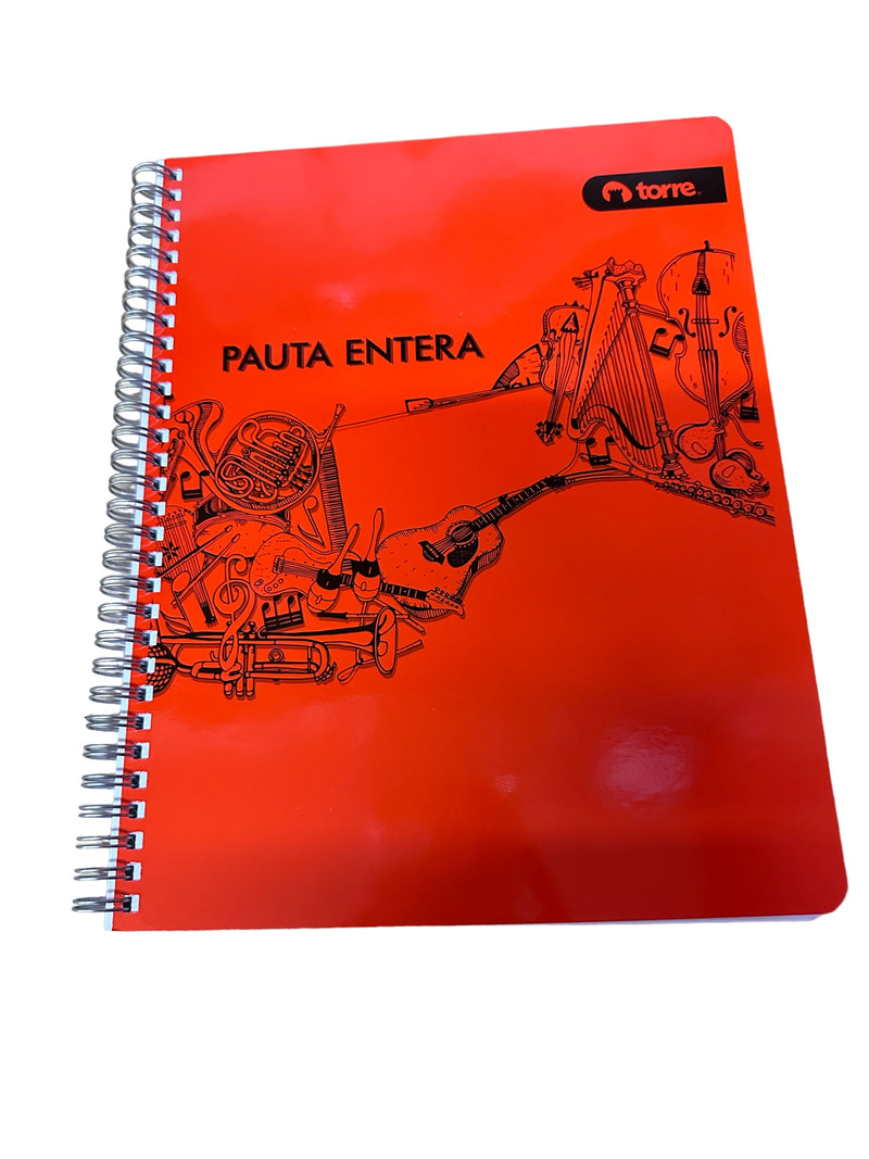 Cuaderno Universitario Torre Mixto Pautado/Raya TS musica