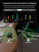 Sistema Inalámbrico Swiff Audio WT-09 para Guitarra y Bajo, 6 Canales