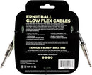 Cable Ernie Ball Plug 3 Metros Brilla en La Obscuridad P06436