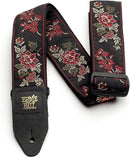 Strap Ernie Ball Jaquard Red Rose P04142