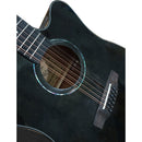 Guitarra Doce Cuerdas/Docerola McCartney CD6012-BK CON REFUERZO Electroacustica    DT
