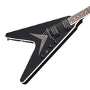 Guitarra Electrica Dave Mustaine Flying V Custom Black Metallic con estuche