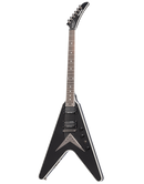 Guitarra Electrica Dave Mustaine Flying V Custom Black Metallic con estuche