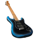 Guitarra Eléctrica SQOE SEST610-BKL Black Lava Superstrat HSS