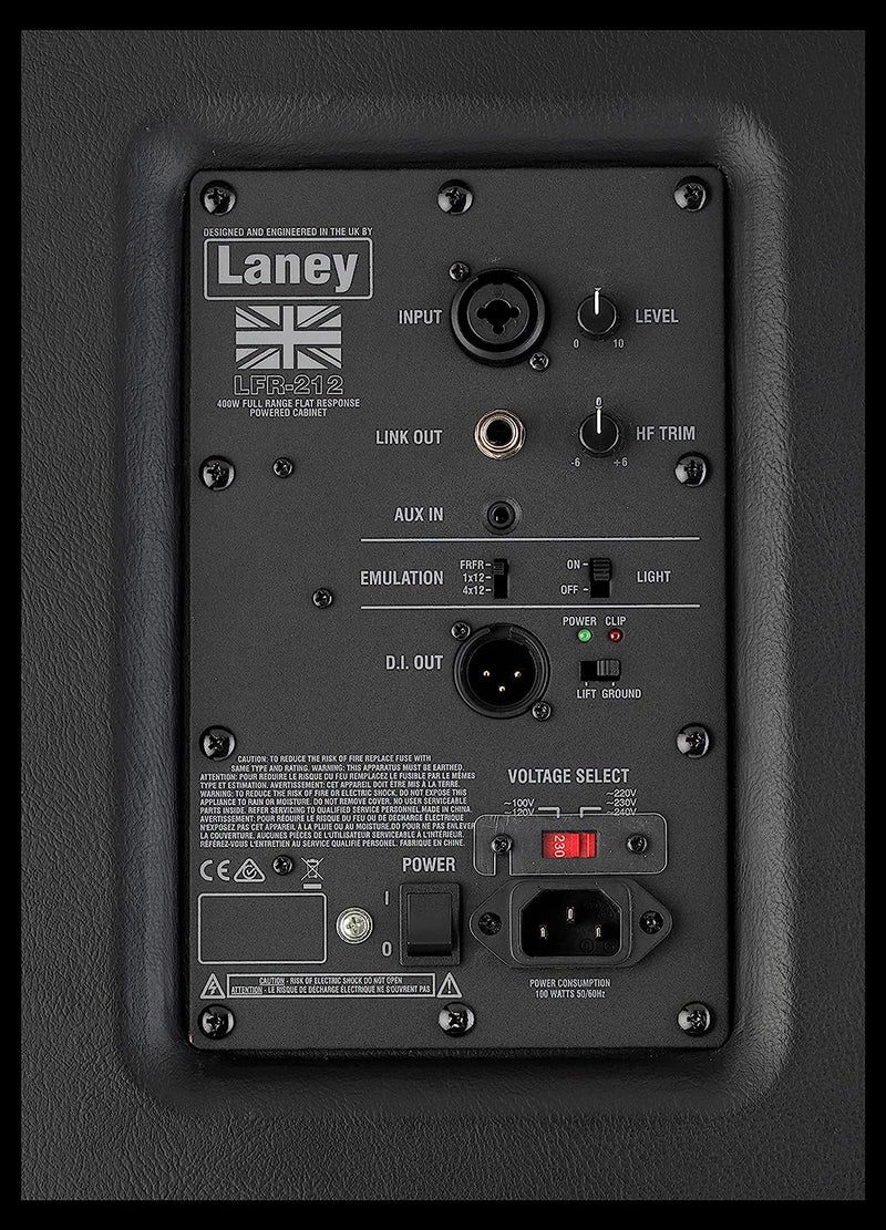 Gabinete Laney FRFR Amplificado 800 watts LFR-212