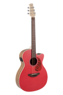 Guitarra Ovation Jump Electroacústica color Lipstick AEO-69-R