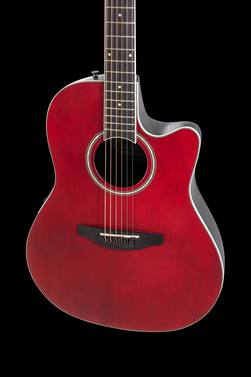 Guitarra Ovation electro-acústica Ruby Red AB24-2S