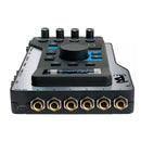 Conectores de audio y video del BBEAT LE, incluyendo HDMI, salidas independientes y USB