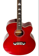 Guitarra Acustica Symphonic Cuerdas De Metal ED49C-RD