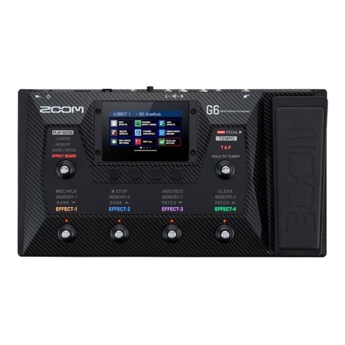 PROCESADOR MULTIEFECTOR DE GUITARRA ZOOM ZG6