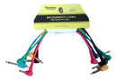 Juego de 5 Cables Soundking Parcheo BC334-30CM