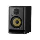 Primer plano del woofer de Kevlar y tweeter de seda del KRK ROKIT 5 G5