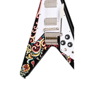 Guitarra Electrica Epiphone Jimi Hendrix "Love Drops" Flying V (Incl. Hard Case) ECJHFVEBNH3