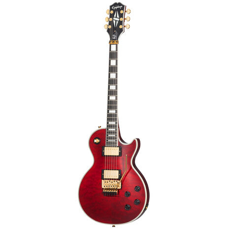 Guitarra Electrica Epiphone Les Paul Custom Axcess Quilt Ruby Incluye Estuche EILPACQALRUBGH1 BF24