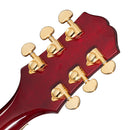 Guitarra Electrica Epiphone Les Paul Custom Axcess Quilt Ruby Incluye Estuche EILPACQALRUBGH1