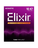 Cuerdas Elixir 10-47 Acoustic 16002 Nanoweb