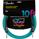 Cable Fender Pro Plug Glow In The Dark 3 Metros 0990810108