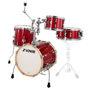 Sonor AQX Jungle Set Red Moon Sparkle – Batería Acústica Compacta de 4 Piezas
