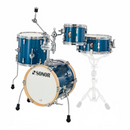 Sonor AQX Micro Set Blue Ocean Sparkle – Batería Acústica Compacta de 4 Piezas