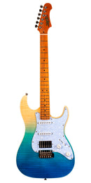 GUITARRA ELECTRICA JET GUITARS JS-450 TRANSPARENT BLUE
