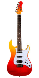 GUITARRA JET GUITARS ELECT. JS600 ROJO TRANSPARENTE