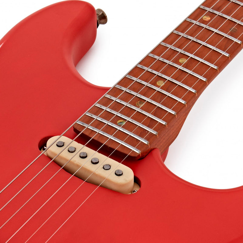 Guitarra Electrica JET JS850 Red Con Relic Puente Floyd rose