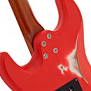 Guitarra Eléctrica JET JS850 Red Con Relic Puente Floyd rose