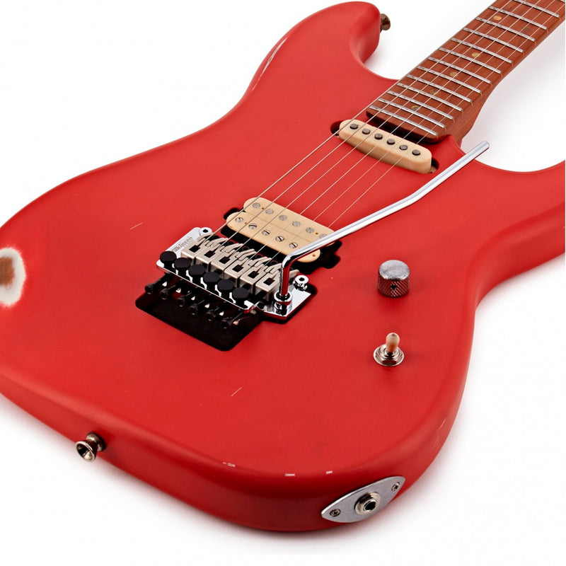 Guitarra Electrica JET JS850 Red Con Relic Puente Floyd rose