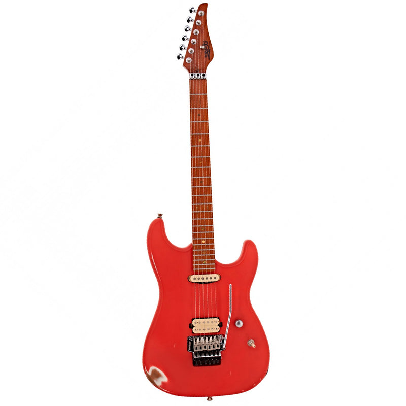 Guitarra Electrica JET JS850 Red Con Relic Puente Floyd rose