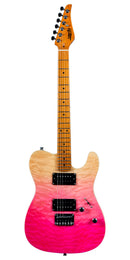 GUITARRA JET GUITARS ELECT. JT450 TRANSPARENT PINK