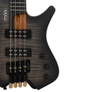 Bajo Mars Eléctrico Headless 4 MS – Diseño Compacto y Ligero GREY BURST SATIN