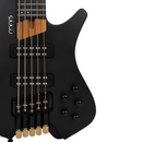 Bajo Mars Eléctrico Headless 5 – Diseño Moderno y Sonido Versátil SATIN BLACK