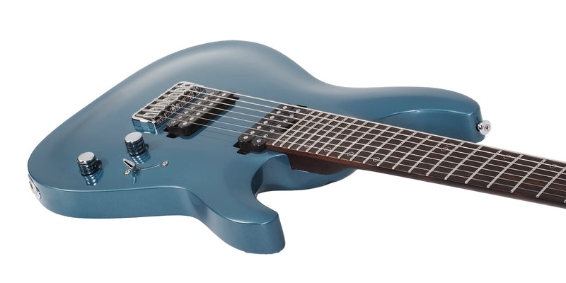 Guitarra Electrica Schecter 7 cuerdas Aaron Marshall AM-7 Cobalt Slate